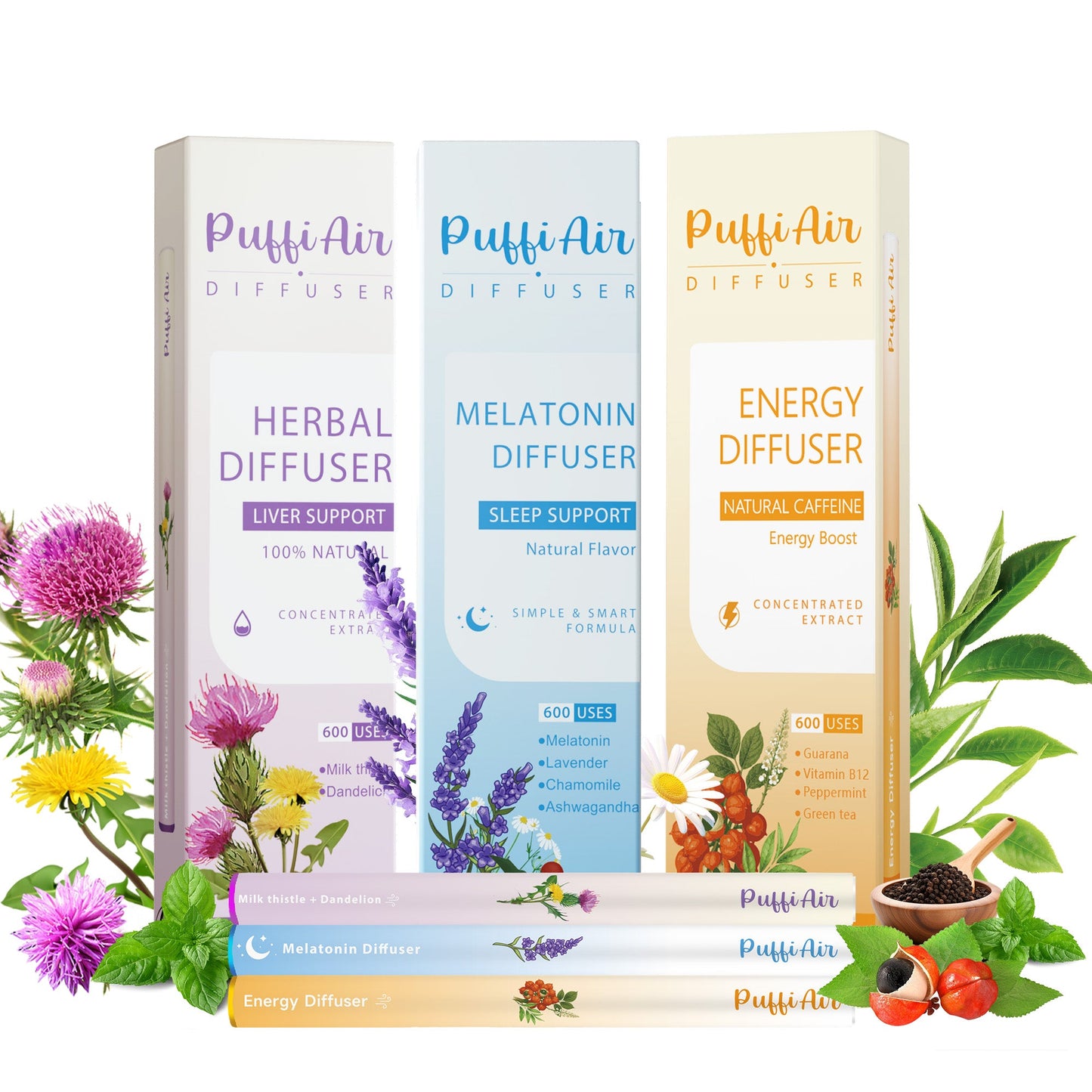 Aroma Diffuser Set – 3 In 1 Set