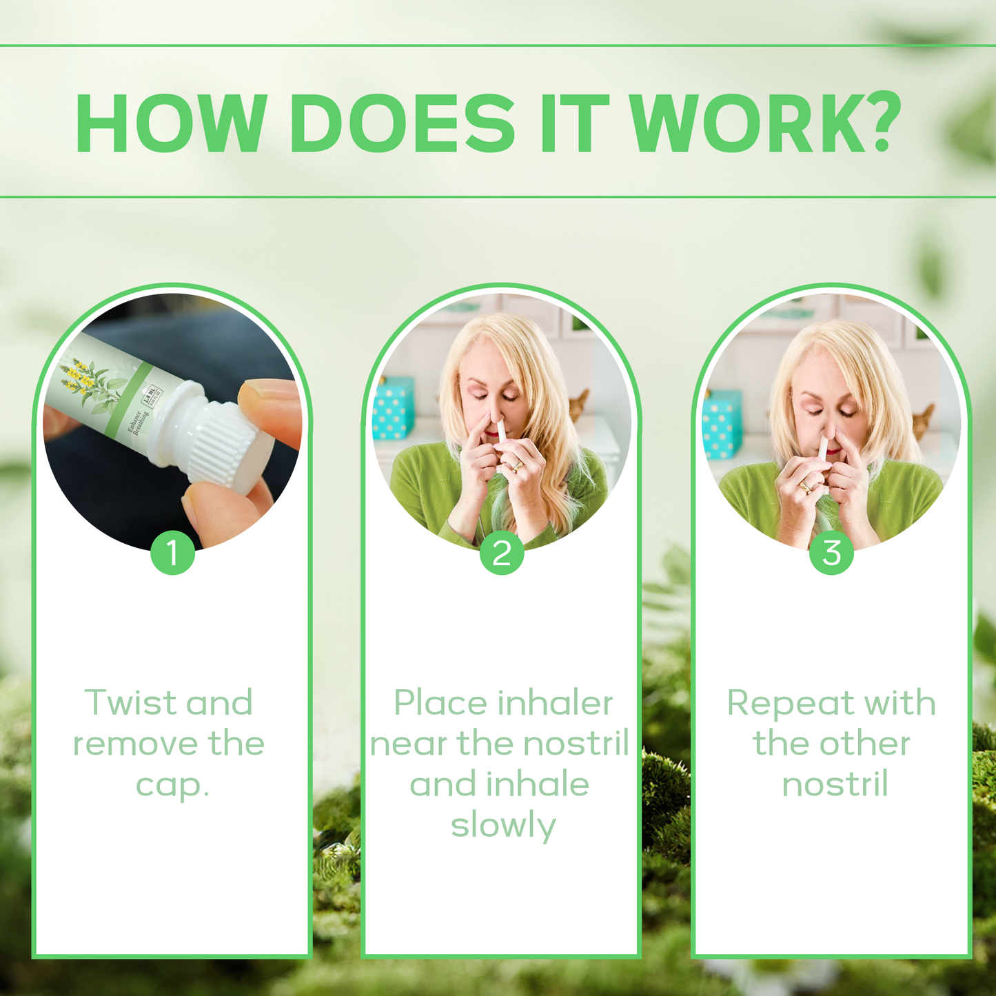 Respiratory System Care Set - Buy 1 Diffuser Get 1 Inhaler Free