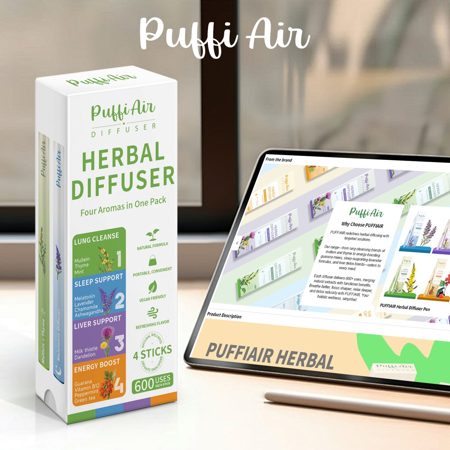 Full Set Diffusers – 4 Aroms In 1 Box