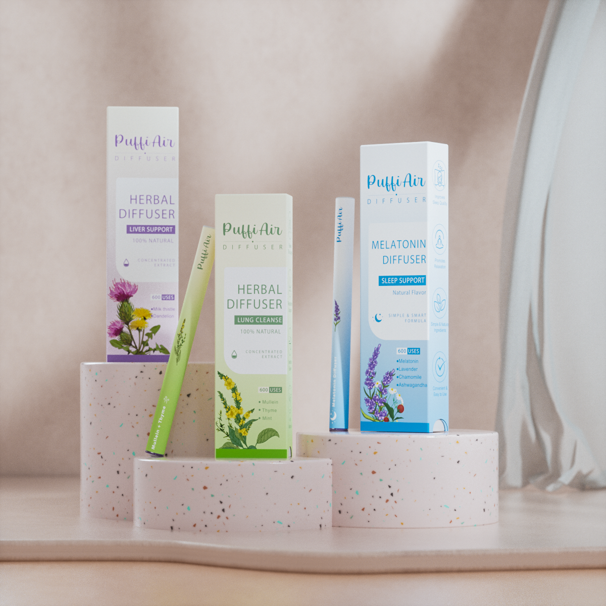 Aroma Diffuser Set – 3 In 1 Set