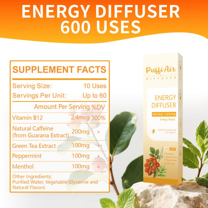 Energy Herbal Diffuser- 600 Uses