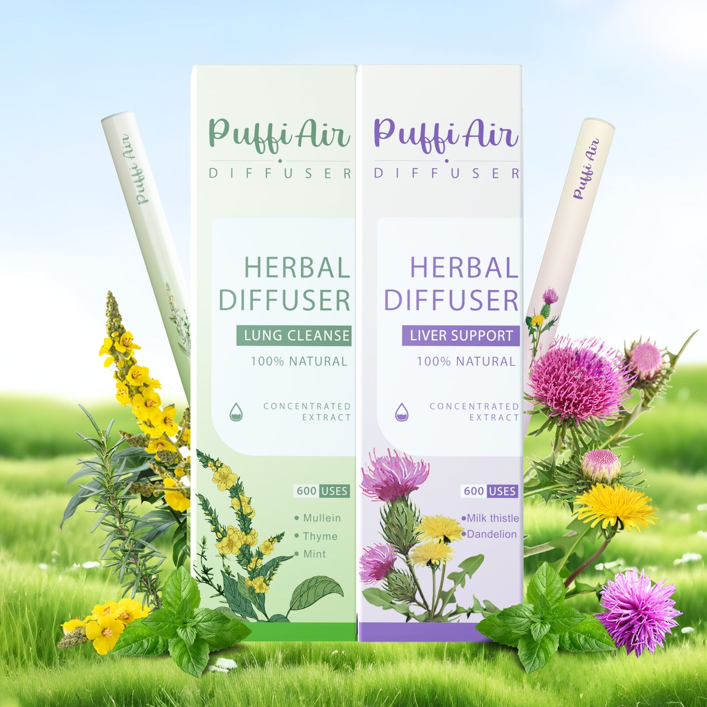 Detox & Breathe Care Set - 600 Uses Each