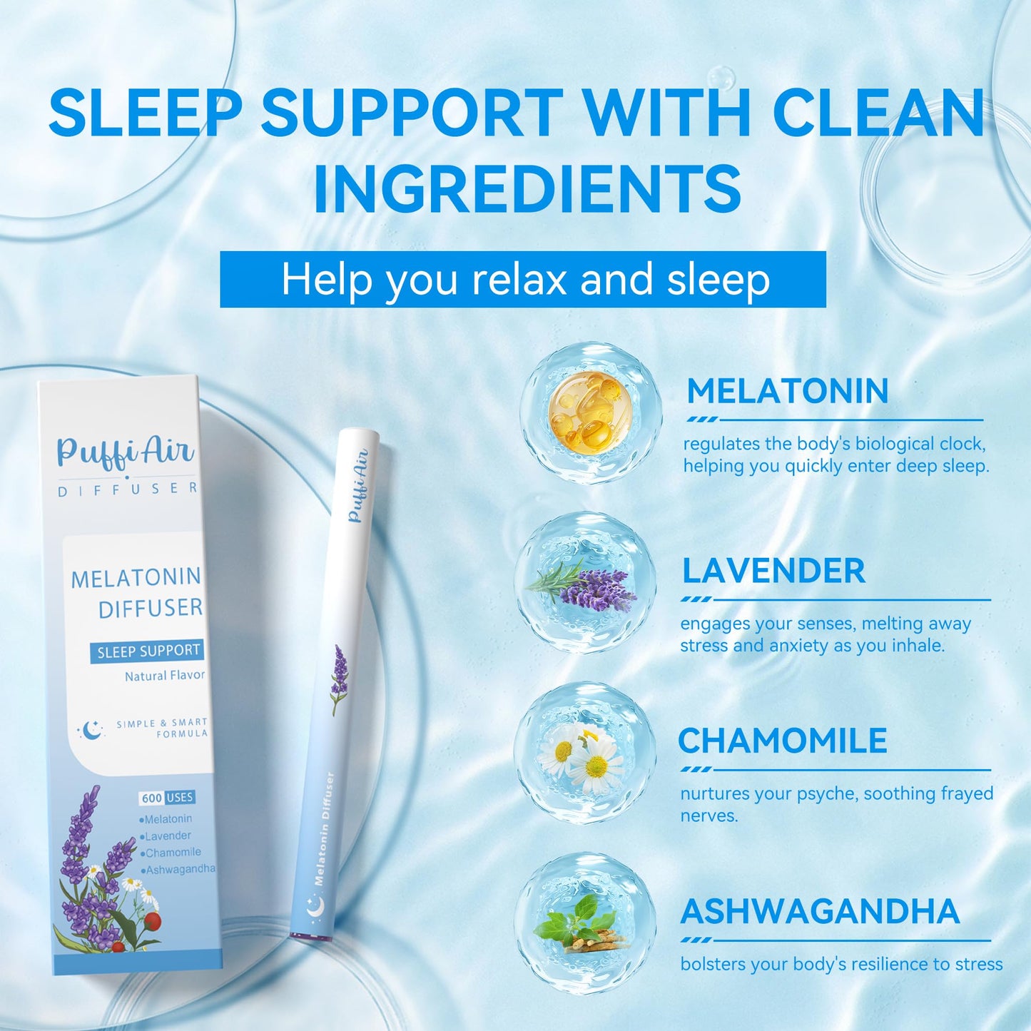 Melatonin Diffuser - 600 Uses