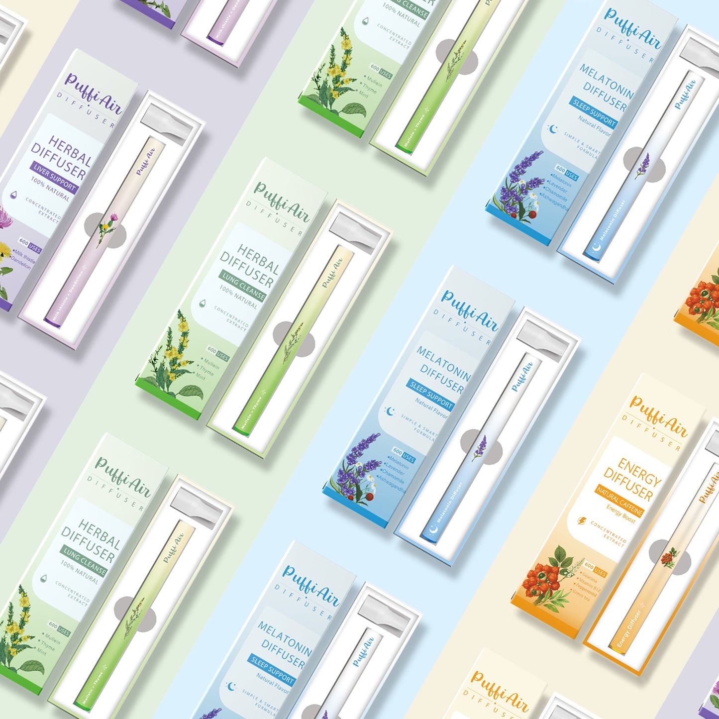 Full Set Diffusers – 4 Aroms In 1 Box